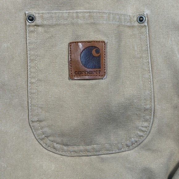 Vintage‎ Y2K Carhartt Blanket Lined Chore Coat XL C02WET Distressed Made in USA - Picture 11 of 11